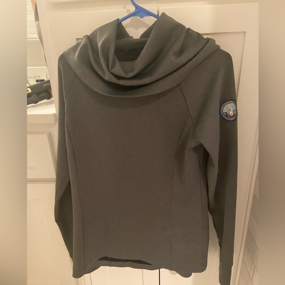 Women's Large Spyder cowl neck top NWOT